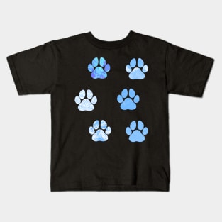 Paw Print Sticker Pack Periwinkle Prints Kids T-Shirt